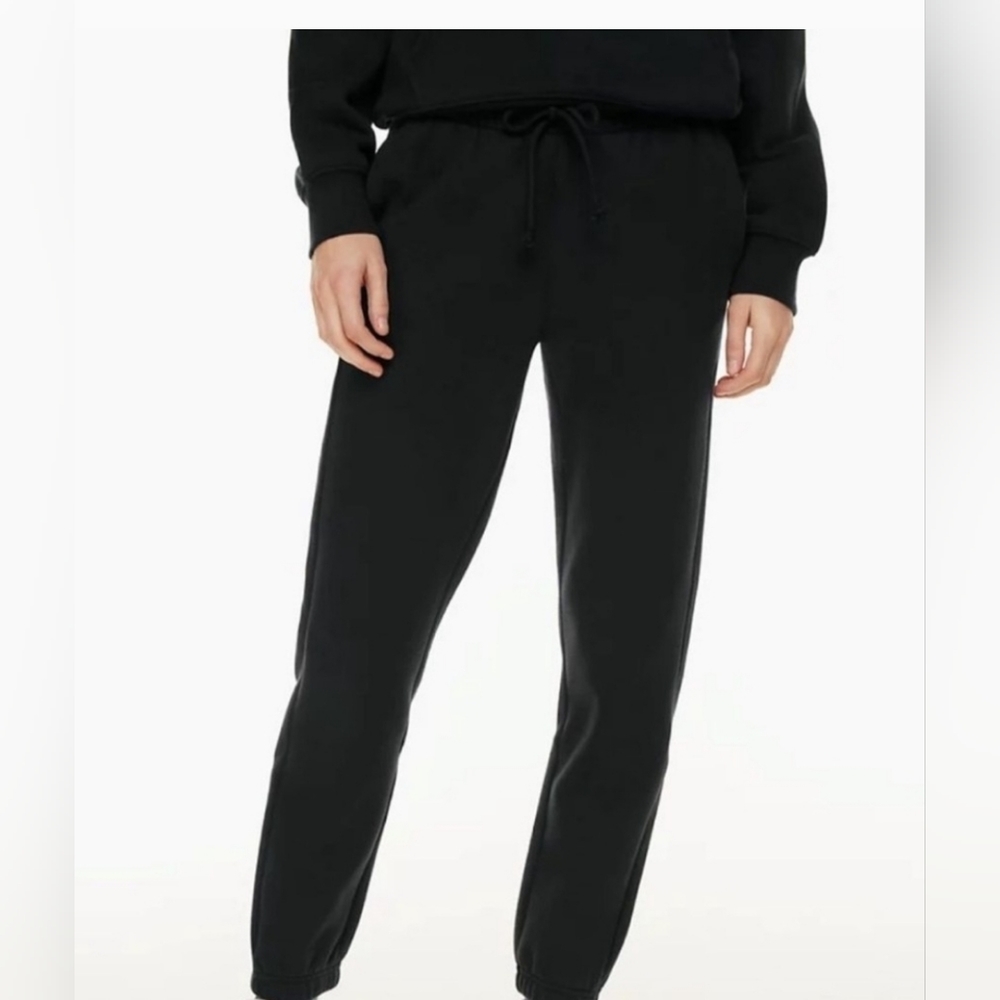 TNA Black cotton cozy sweatpants. Sz Small Womans